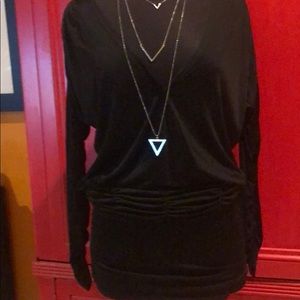 Like New BEAUTIFUL Alice + Olivia blacks  dress.